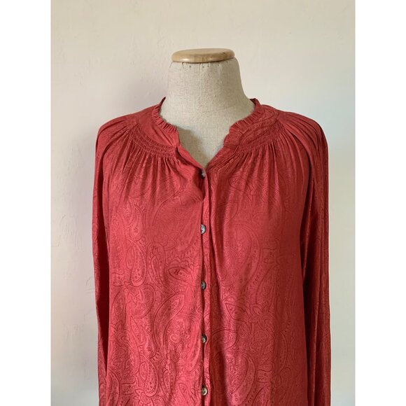Democracy Large Tunics Lond Sleeve Blouses - Picture 2 of 7
